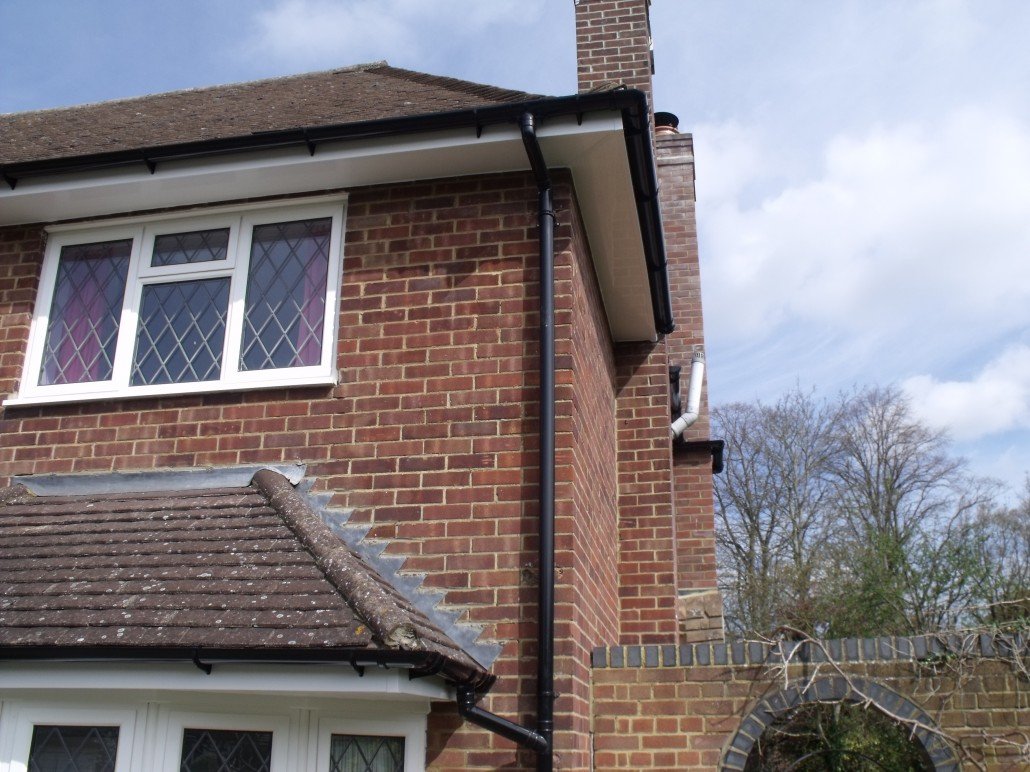 New guttering installed on a Clapham property