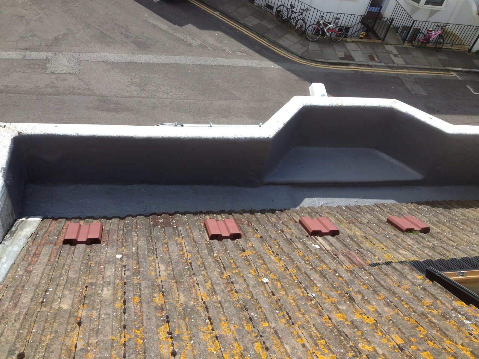 Roof repair team attending a Clapham property